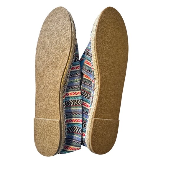 Minnetonka Pam Blue Arizona Espadrille Size 10 NWT Flat Women's - Picture 6 of 10